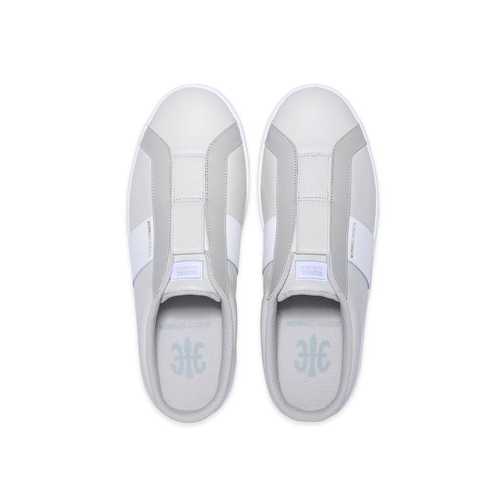 Lume M 灰白真皮穆勒鞋 (女)
