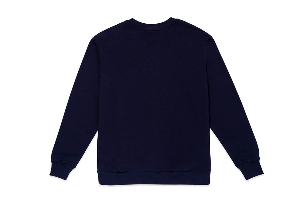 Sweat Shirt 圓領上衣 深藍
