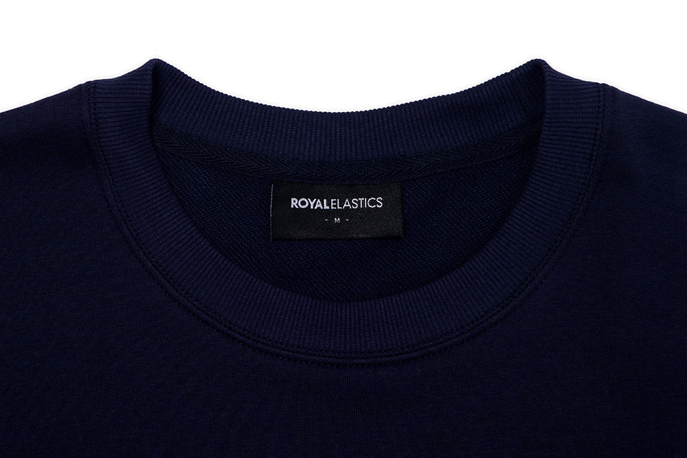 Sweat Shirt 圓領上衣 深藍