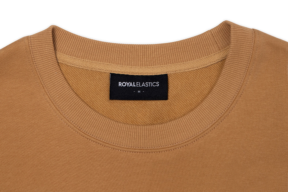 Sweat Shirt 圓領上衣 駝褐色