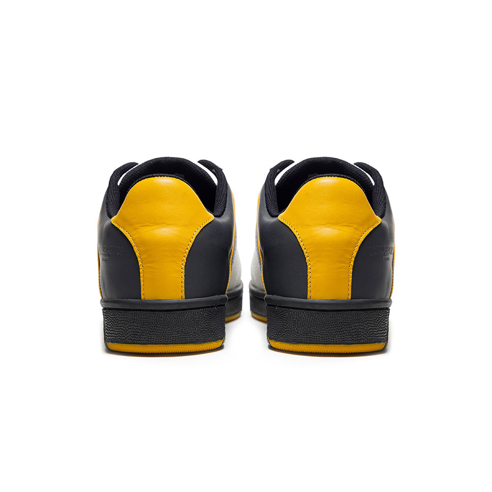 ICON OG 白黑黃真皮運動休閒鞋 (男) 001952-039-3