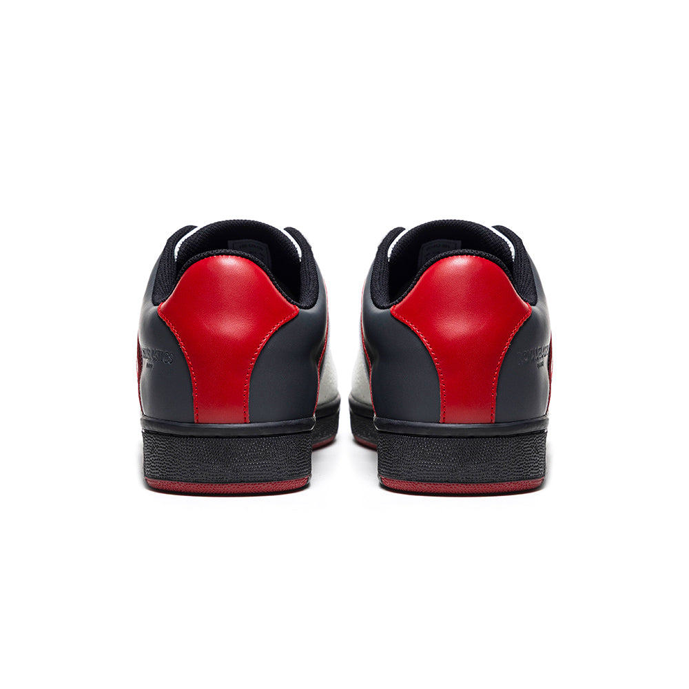 ICON OG 白黑紅真皮運動休閒鞋 (男)