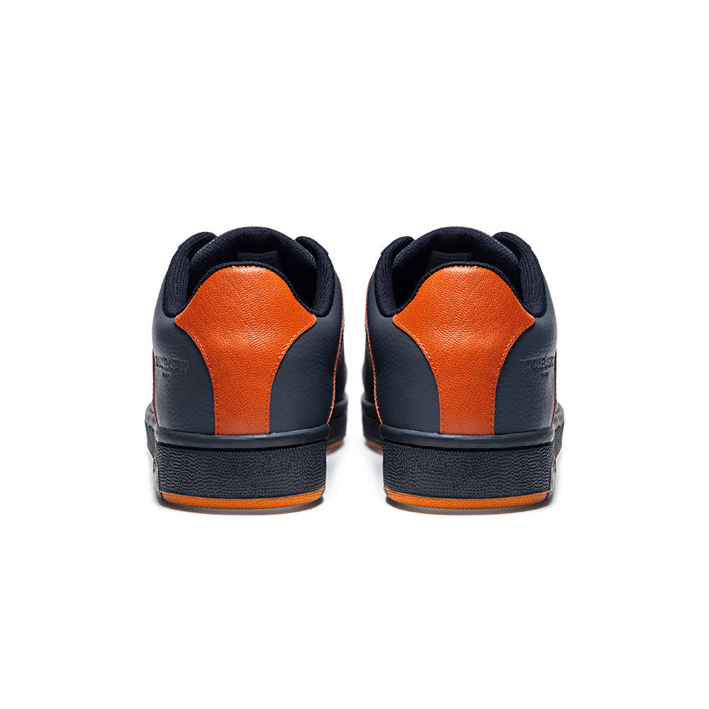 ICON OG Black, Grey, and Orange Genuine Leather Sports and Casual Shoes (Men's) 001952-928-3