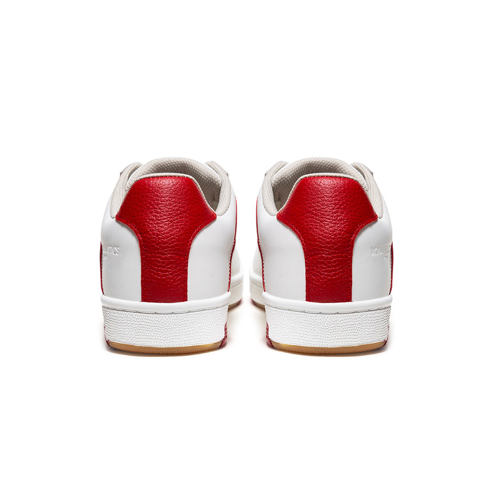 ICON OG White and Red Genuine Leather Sports Casual Shoes (Men's) 001953-001-3