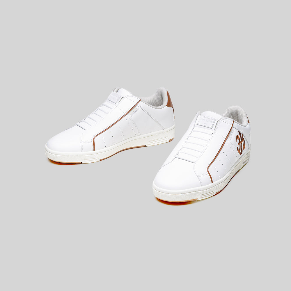 ICON OG 白橘真皮運動休閒鞋 (男) 001962-007-7