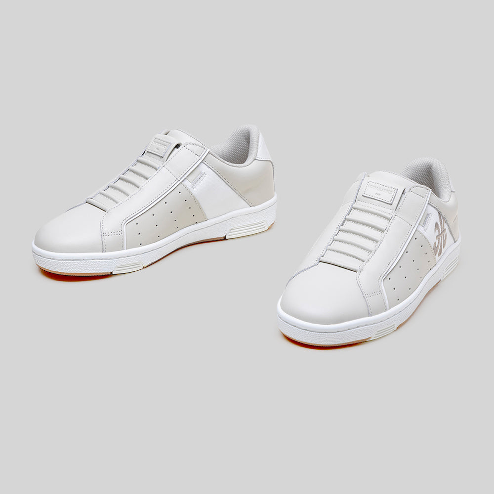 ICON OG 米白真皮運動休閒鞋 (男) 001962-707-7