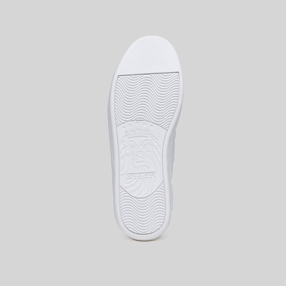 Icon Lux 白紅米真皮時尚休閒鞋 (男) 002562-001-5
