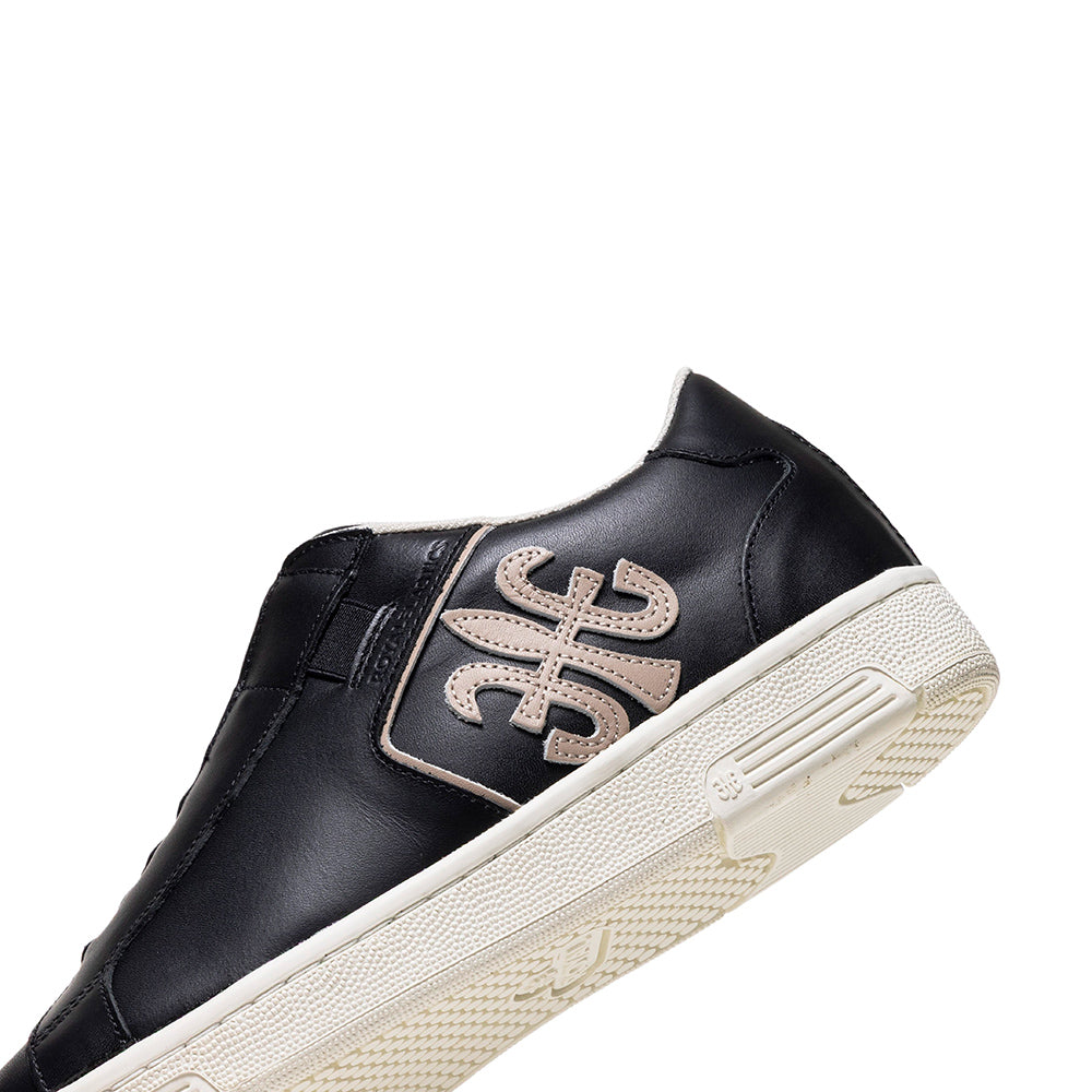 Adelaide 黑米真皮時尚休閒鞋 (男) 002653-998-5