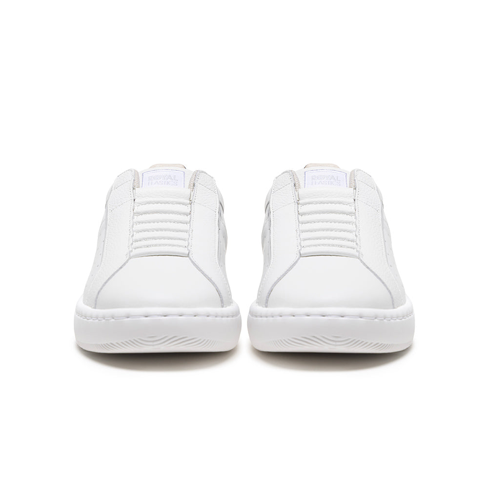 ICON2.0X 白黑紫真皮運動休閒鞋 (男) 006352-096-2