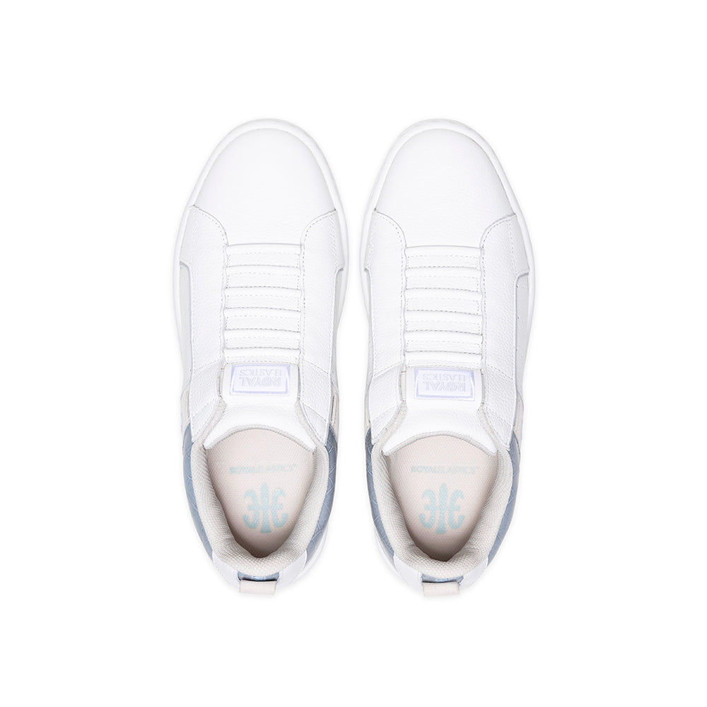 ICON2.0 白米灰真皮潮流運動休閒鞋 (男)