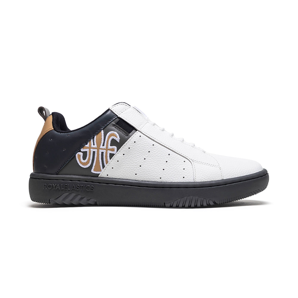 ICON2.0 白黑棕真皮潮流運動休閒鞋 (男) 006553-093