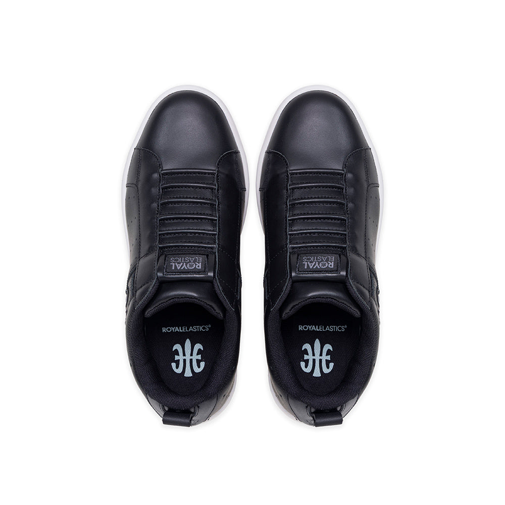 ICON2.0 Black/Dark Blue Genuine Leather Trendy Sports Casual Shoes (Men's) 006553-990-4