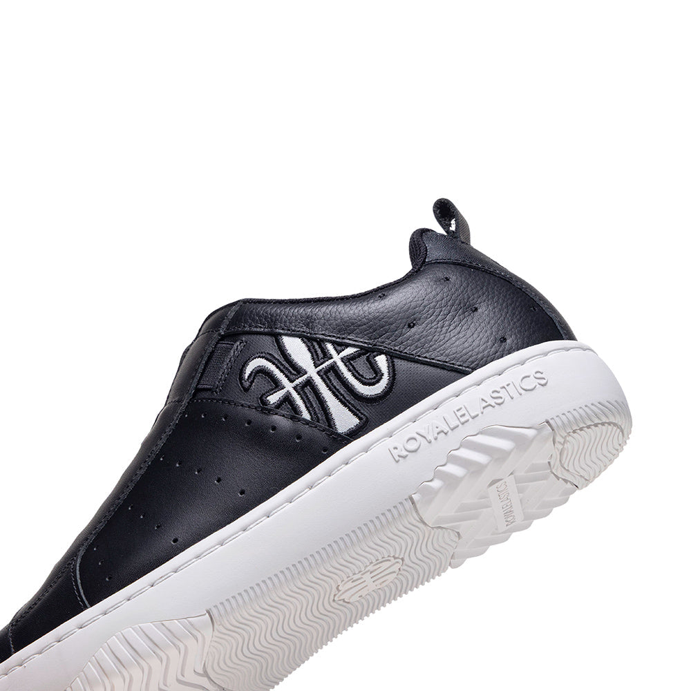 ICON2.0 Black/Dark Blue Genuine Leather Trendy Sports Casual Shoes (Men's) 006553-990-5