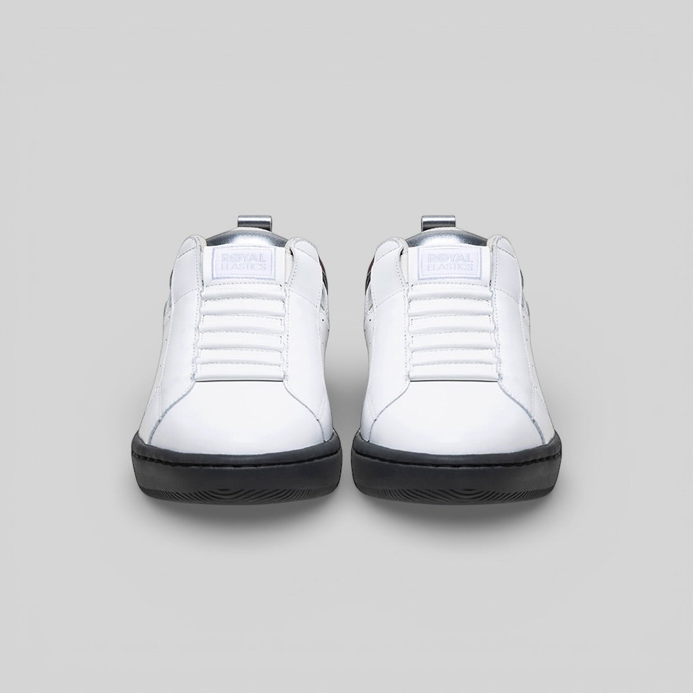 ICON2.0 白紅銀真皮潮流運動休閒鞋 (男) 006561-017-2