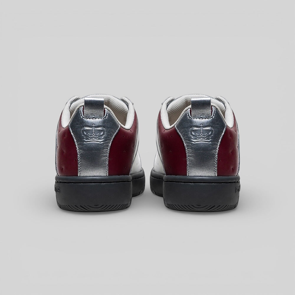 ICON2.0 白紅銀真皮潮流運動休閒鞋 (男) 006561-017-3