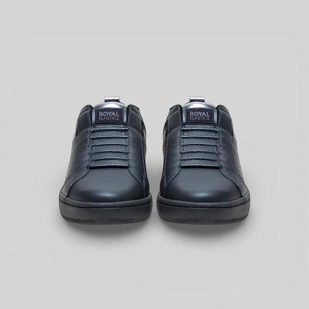 ICON2.0 黑灰銀真皮潮流運動休閒鞋 (男) 006561-885-2