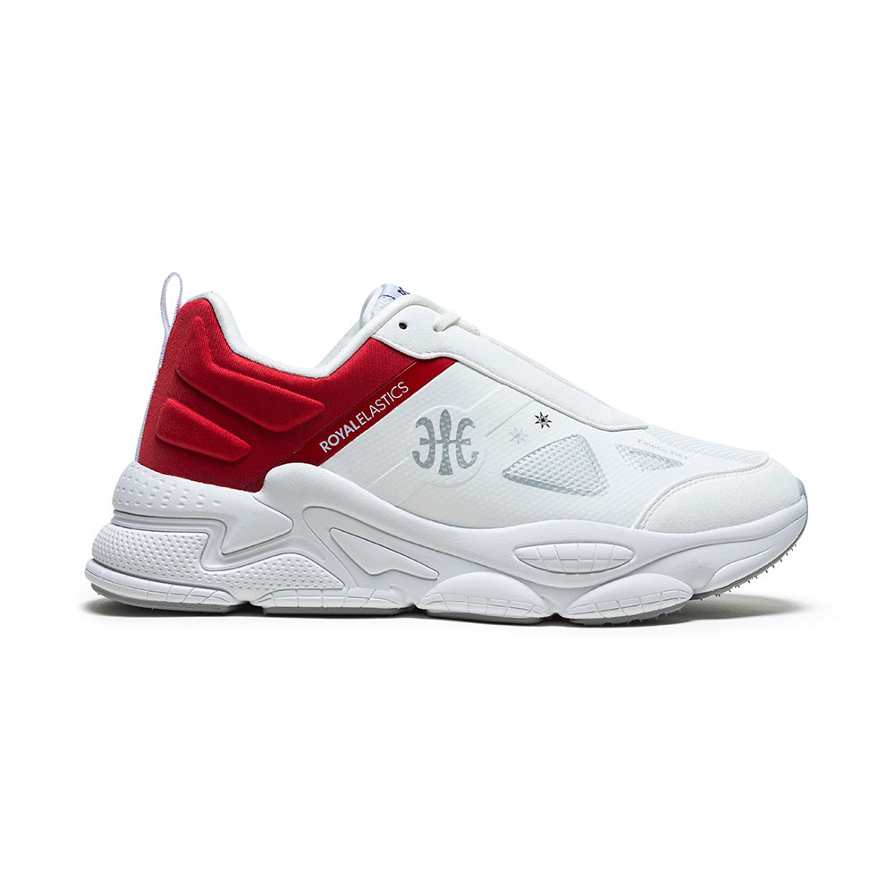 SKY (Star I) 運動休閒鞋 網布 白/紅 (男)