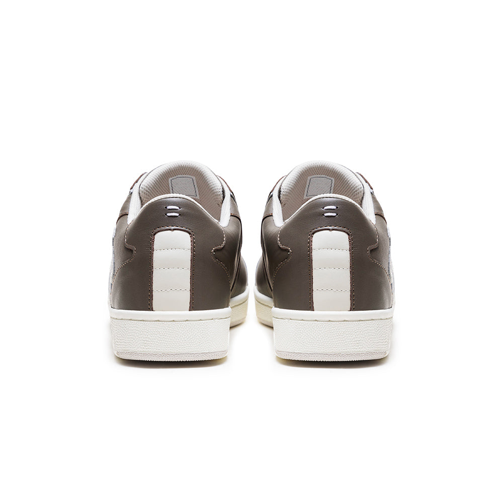 Adelaide 灰色真皮時尚休閒鞋 (男)