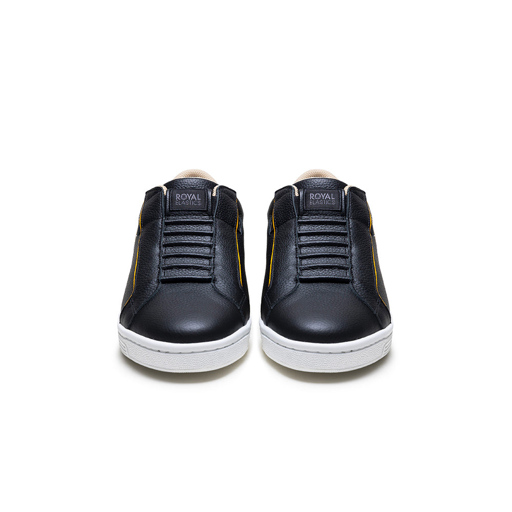 Adelaide 黑黃真皮時尚休閒鞋 (男)
