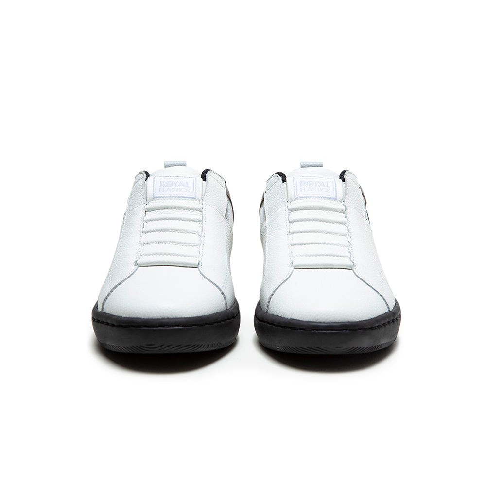 ICON2.0 白灰黑真皮潮流運動休閒鞋 (男)