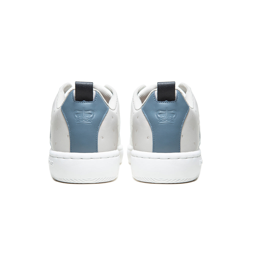 ICON2.0 白灰藍真皮潮流運動休閒鞋 (男)