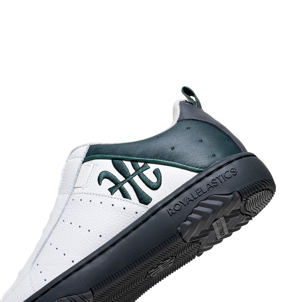 ICON2.0 白綠黑真皮潮流運動休閒鞋 (男)