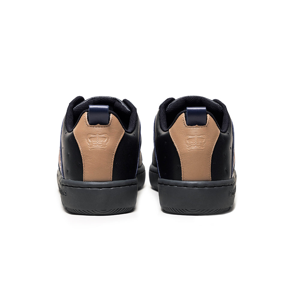 ICON2.0 黑棕真皮潮流運動休閒鞋 (男)