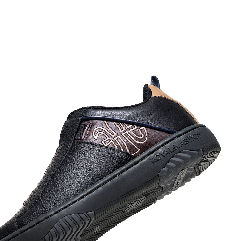 ICON2.0 黑棕真皮潮流運動休閒鞋 (男)