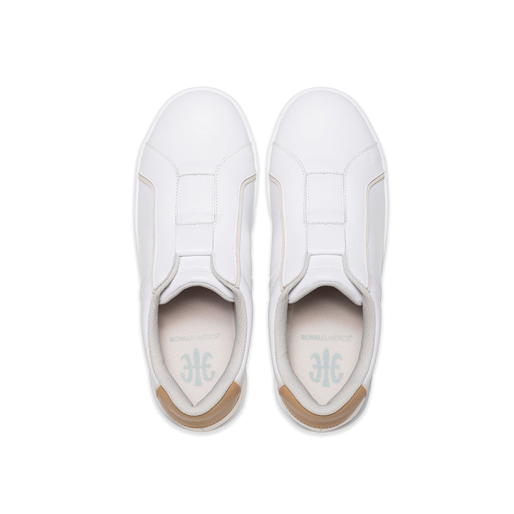 Duca 白棕真皮運動休閒鞋 (男)