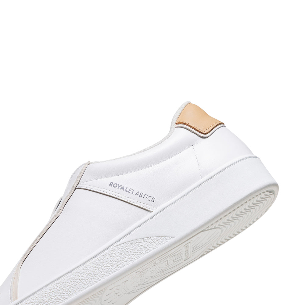 Duca 白棕真皮運動休閒鞋 (男)