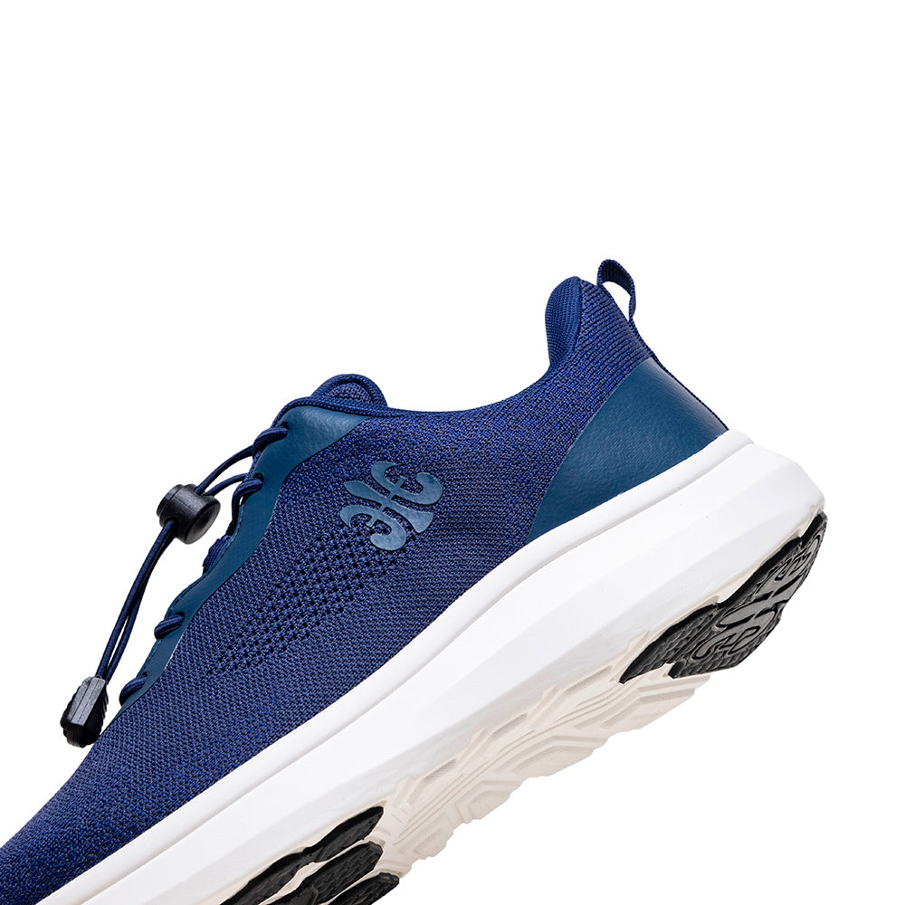 RYL 海軍藍飛織運動休閒鞋 (男)