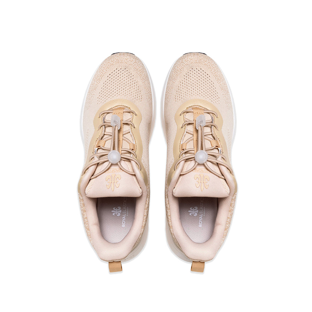 RYL 卡其色飛織運動休閒鞋 (男)