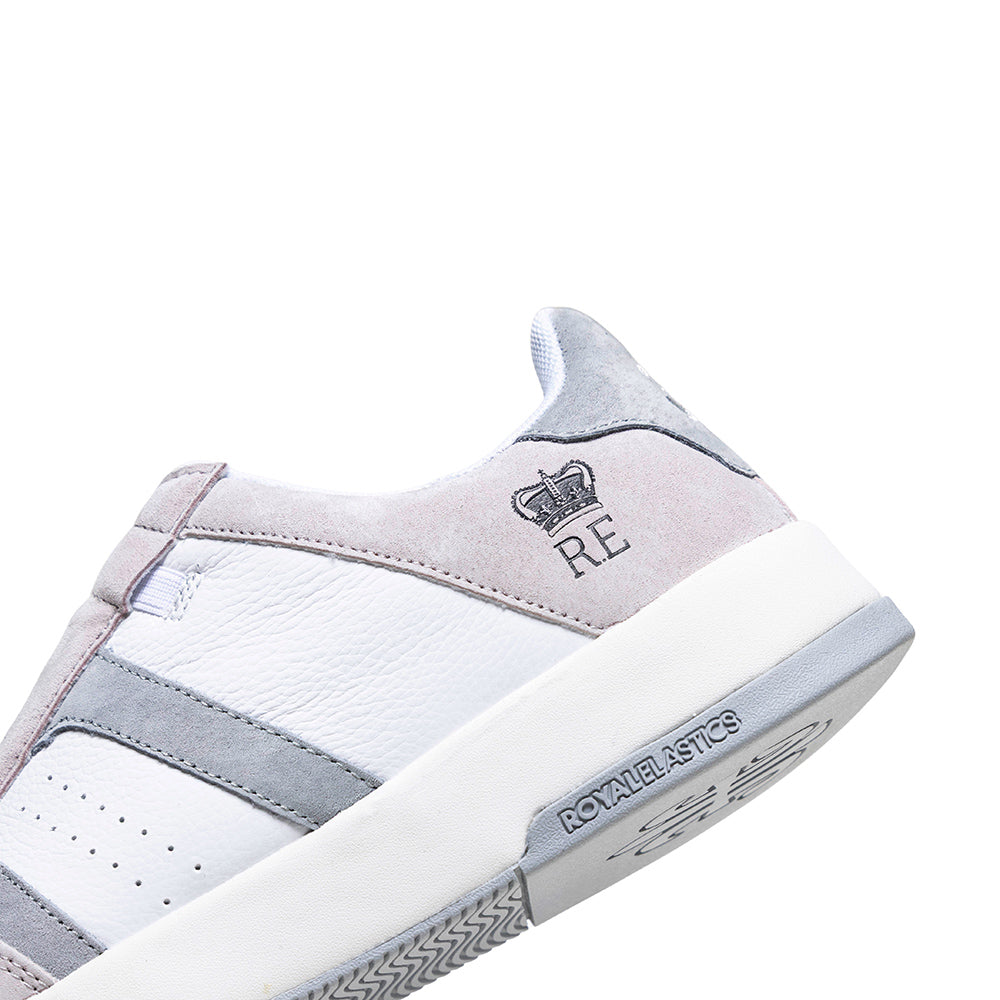 ICON ULTRA LUX 白灰真皮運動休閒鞋 (男)