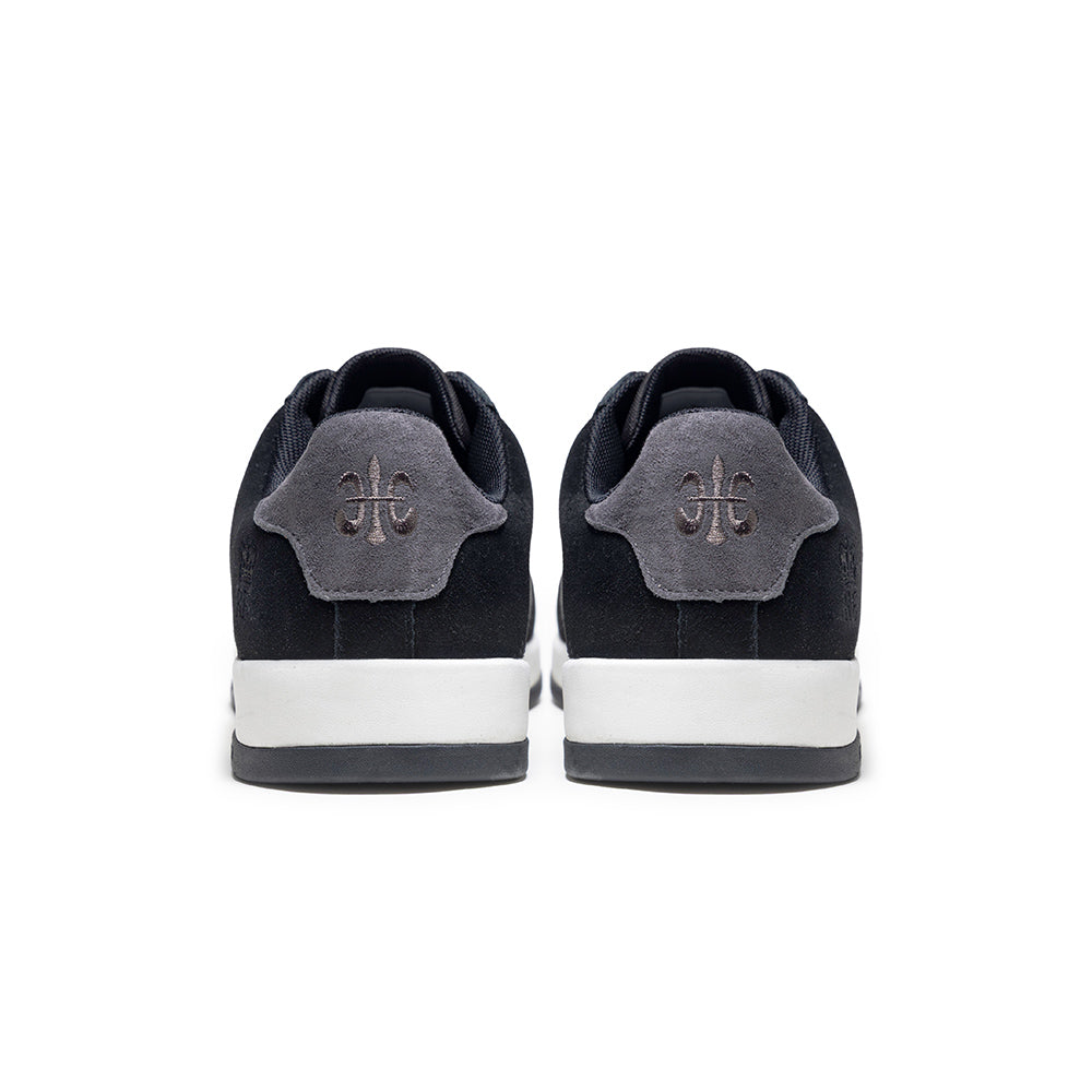 ICON ULTRA LUX 黑灰真皮運動休閒鞋 (男)