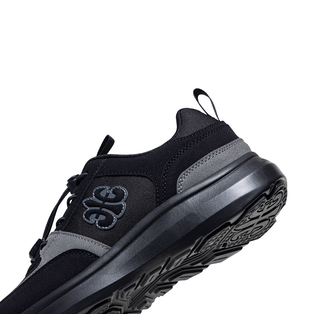 Riviera 黑灰運動休閒鞋 (男)