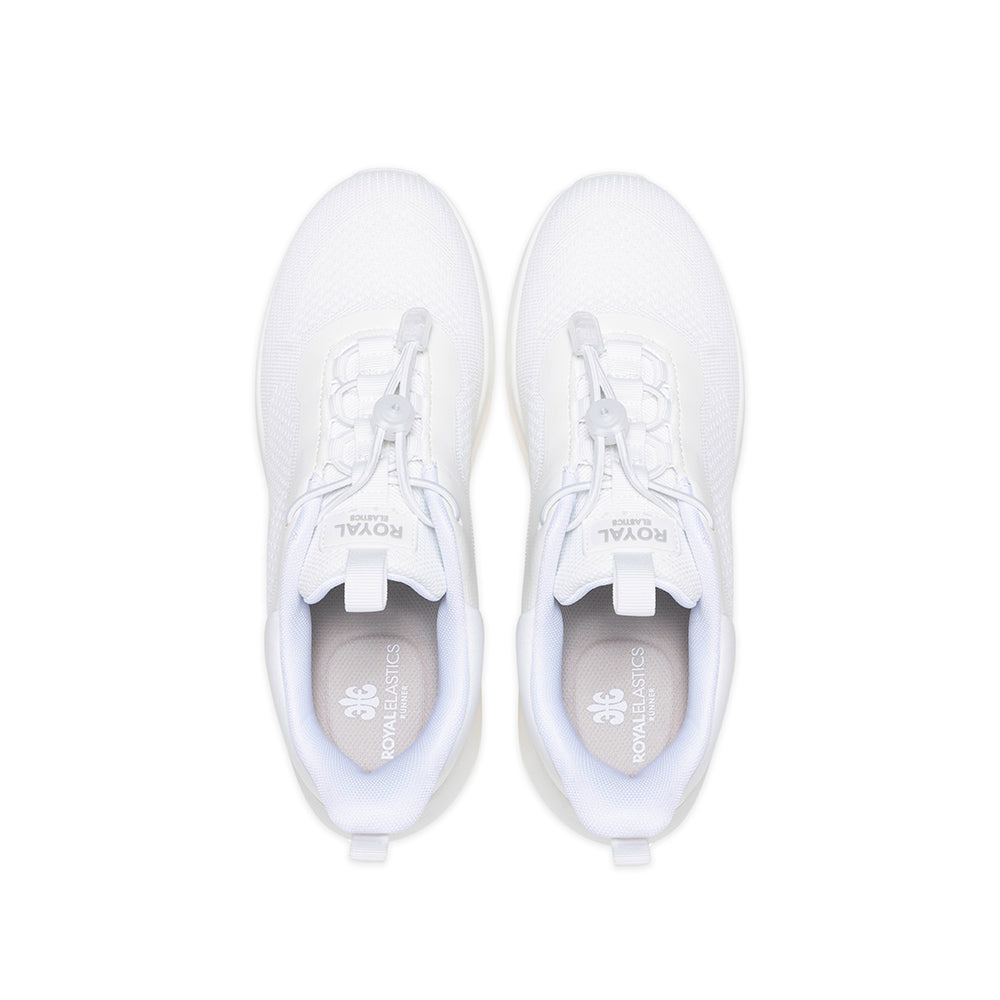 Comfy 白色飛織運動休閒鞋 (男)