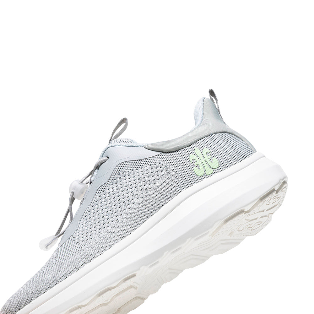 Comfy 淺灰色飛織運動休閒鞋 (男)