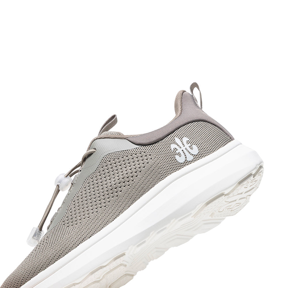 Comfy 深灰色飛織運動休閒鞋 (男)