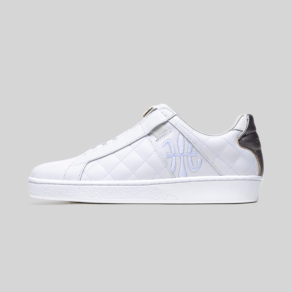 Icon Lux 白銀真皮時尚休閒鞋 (女) 902561-087-6