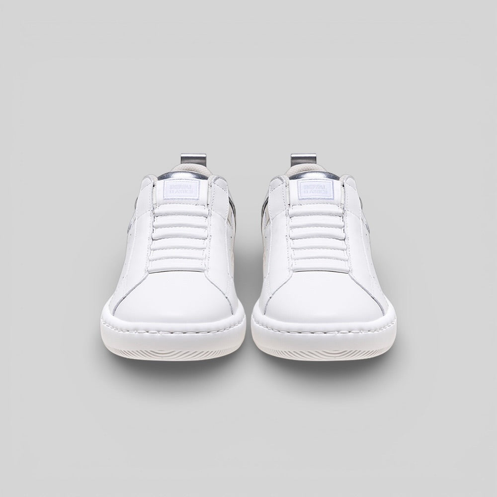 ICON2.0 白銀真皮潮流運動休閒鞋 (女) 906561-008-2