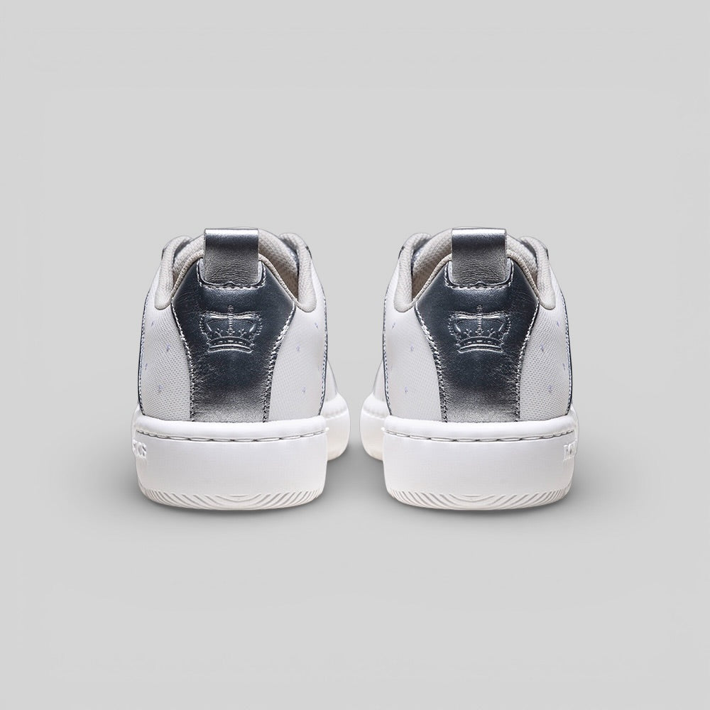 ICON2.0 白銀真皮潮流運動休閒鞋 (女) 906561-008-3