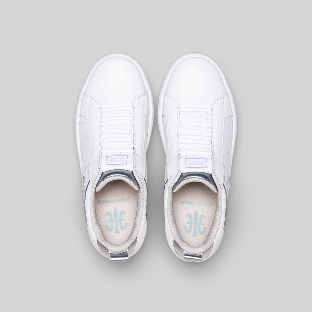 ICON2.0 白銀真皮潮流運動休閒鞋 (女) 906561-008-4