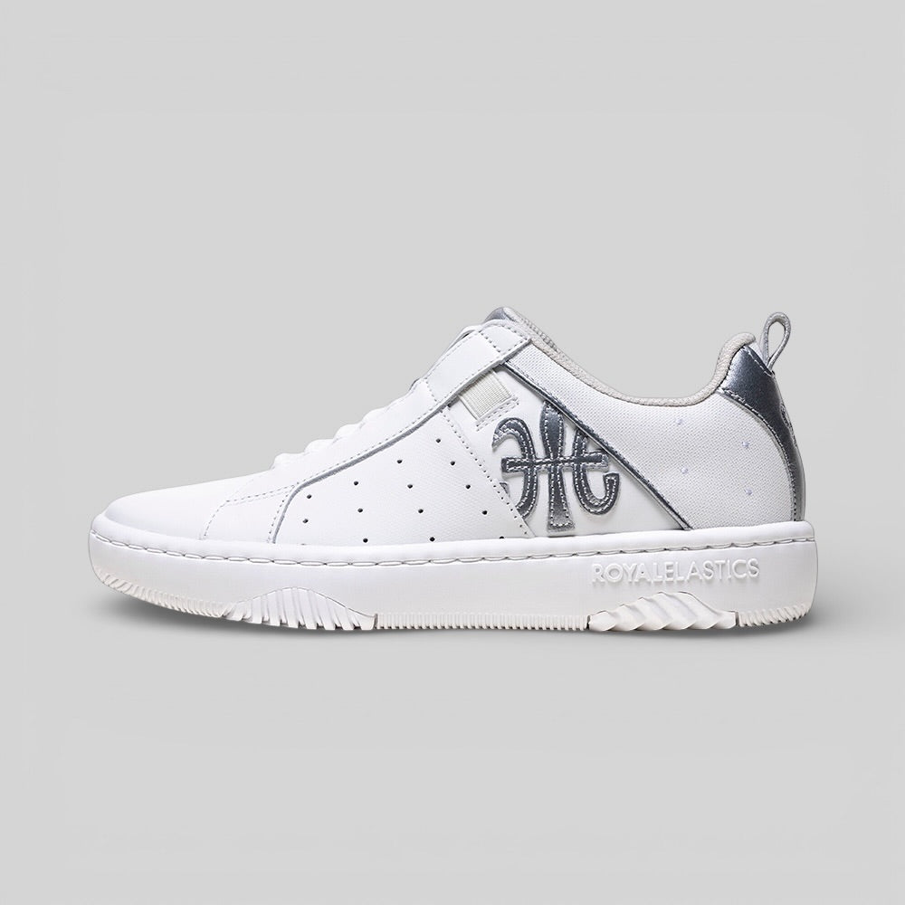ICON2.0 白銀真皮潮流運動休閒鞋 (女) 906561-008-6