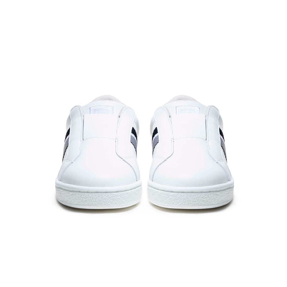 Bishop 白黑紅真皮運動休閒鞋 (女)