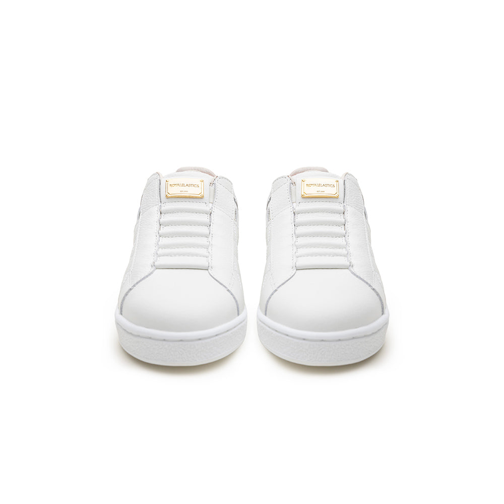 Icon Lux 白紅真皮時尚休閒鞋 (女)