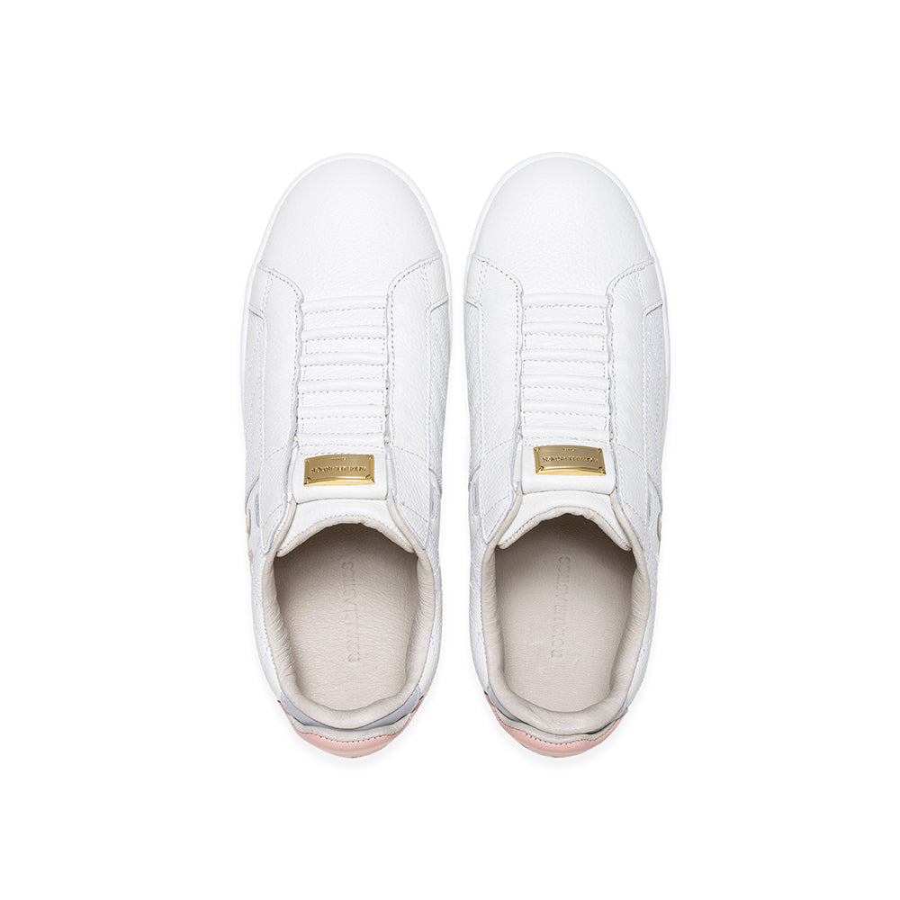 Icon Lux 白粉真皮時尚休閒鞋 (女)