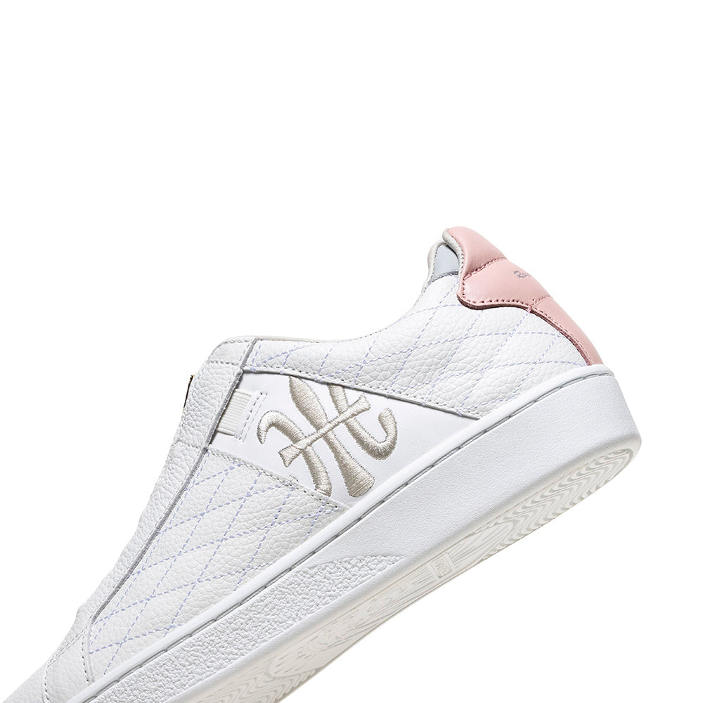 Icon Lux 白粉真皮時尚休閒鞋 (女)