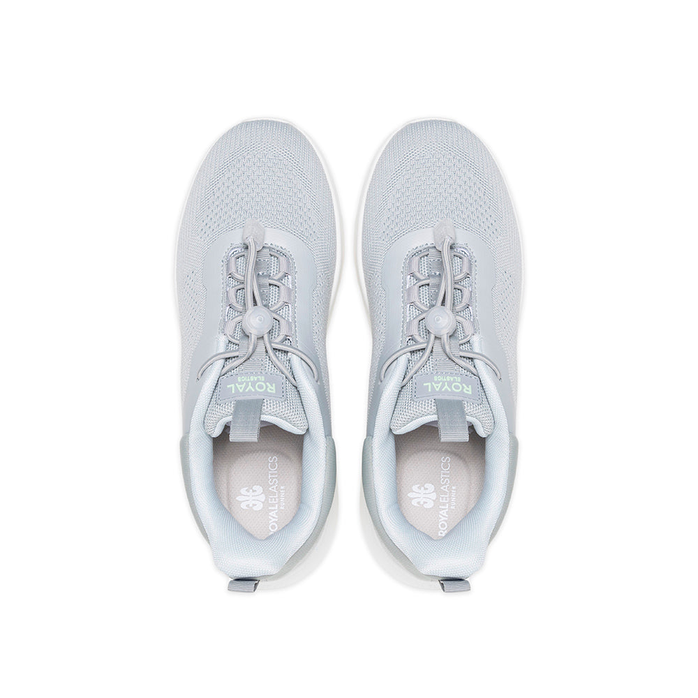 Comfy 淺灰色飛織運動休閒鞋 (女)