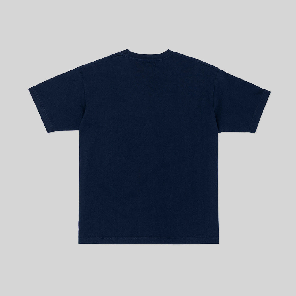 圓領 Logo Tee 藍色 F11162-558-2