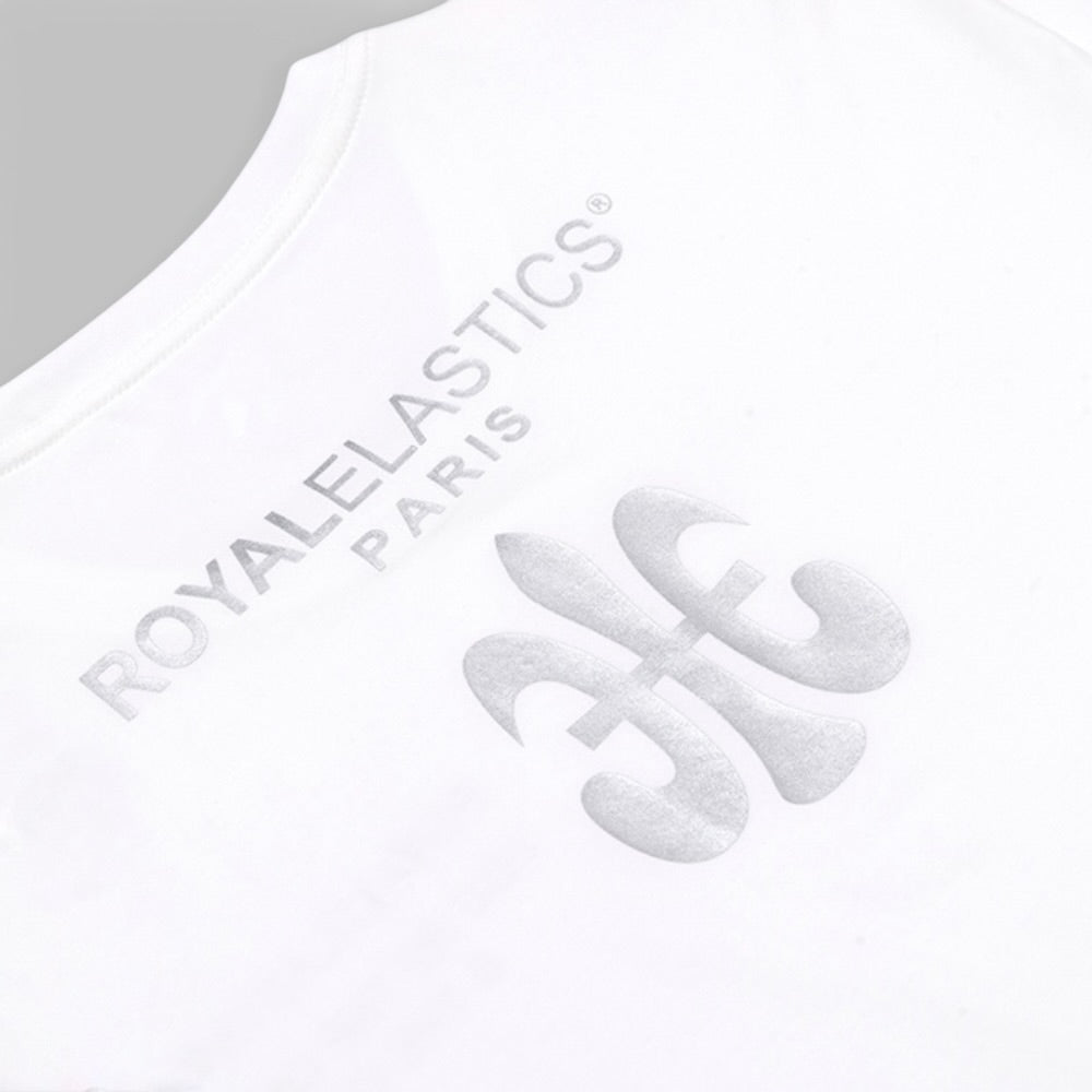 Retro Large Logo Tee, White, R31143-008-4